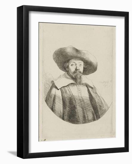 Manasseh ben Israël-Rembrandt van Rijn-Framed Giclee Print