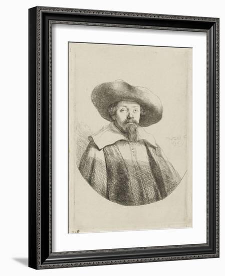 Manasseh ben Israël-Rembrandt van Rijn-Framed Giclee Print