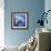 Manatee-null-Framed Art Print displayed on a wall