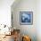 Manatee-null-Framed Art Print displayed on a wall