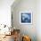 Manatee-null-Framed Art Print displayed on a wall