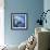 Manatee-null-Framed Art Print displayed on a wall