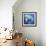 Manatee-null-Framed Art Print displayed on a wall