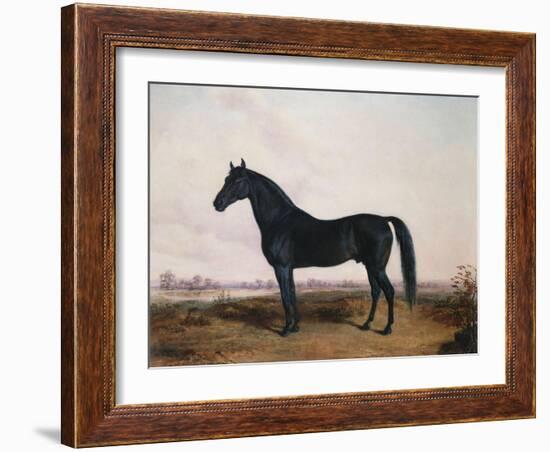 Manbrino Patchen 58, in an Extensive Landscape, 1867-Henry Thomas Alken-Framed Giclee Print