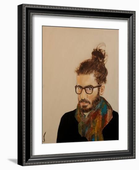 Manbun-Susan Adams-Framed Giclee Print