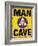 Mancave CD-Retroplanet-Framed Giclee Print