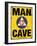 Mancave CD-Retroplanet-Framed Giclee Print