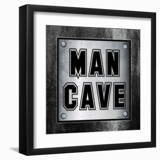 ManCave Metal Sq-Todd Williams-Framed Art Print