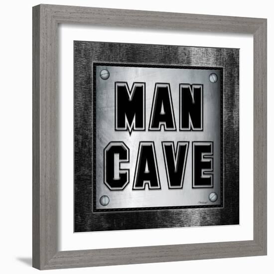 ManCave Metal Sq-Todd Williams-Framed Art Print