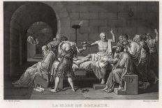 Socrates Greek Philosopher Taking Hemlock-Manceau-Framed Photographic Print