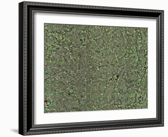 Manchester, Aerial View-Getmapping Plc-Framed Photographic Print