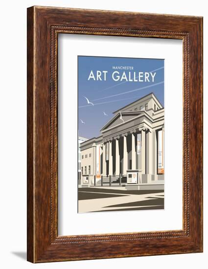 Manchester Art Gallery - Dave Thompson Contemporary Travel Print-Dave Thompson-Framed Giclee Print