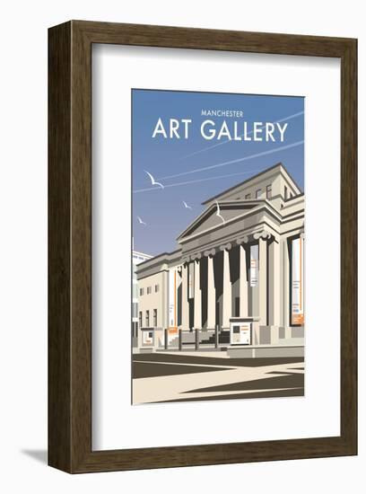 Manchester Art Gallery - Dave Thompson Contemporary Travel Print-Dave Thompson-Framed Giclee Print