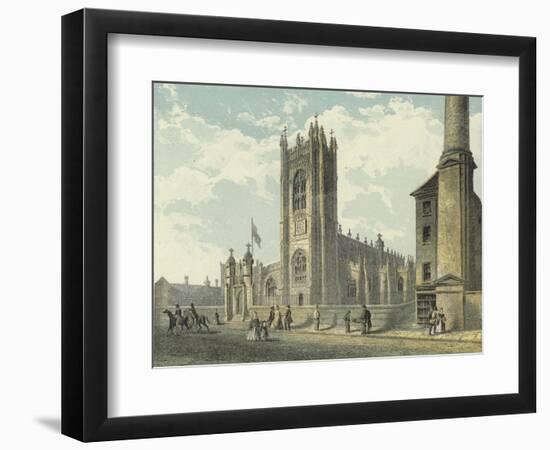 Manchester Cathedral, South West View-null-Framed Giclee Print