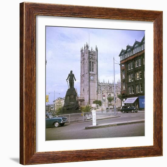 Manchester Cathedral-null-Framed Photographic Print