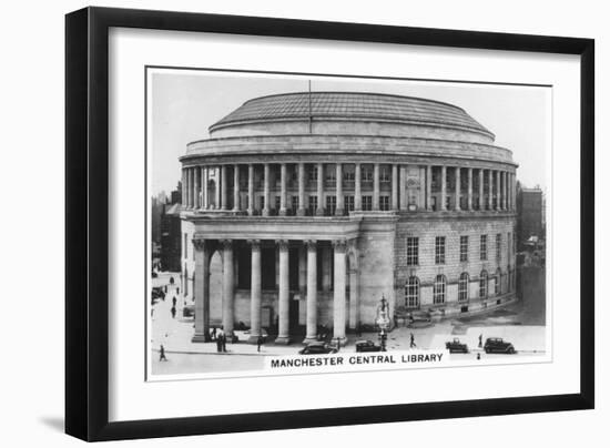 Manchester Central Library, 1937-null-Framed Giclee Print