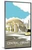 Manchester Central Library - Dave Thompson Contemporary Travel Print-Dave Thompson-Mounted Giclee Print