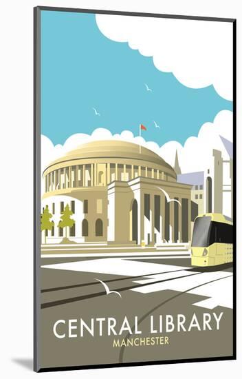 Manchester Central Library - Dave Thompson Contemporary Travel Print-Dave Thompson-Mounted Giclee Print