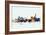 Manchester England Skyline-Michael Tompsett-Framed Art Print