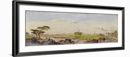 Manchester from Belle Vue, 1861-George Danson-Framed Giclee Print