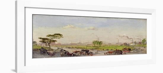 Manchester from Belle Vue, 1861-George Danson-Framed Giclee Print