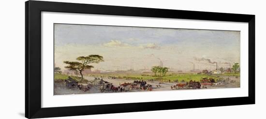 Manchester from Belle Vue, 1861-George Danson-Framed Giclee Print