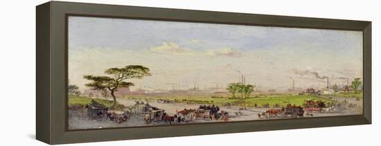 Manchester from Belle Vue, 1861-George Danson-Framed Premier Image Canvas