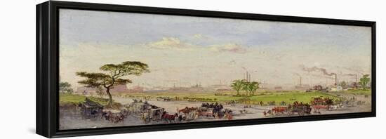 Manchester from Belle Vue, 1861-George Danson-Framed Premier Image Canvas