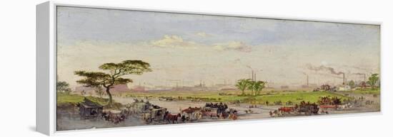 Manchester from Belle Vue, 1861-George Danson-Framed Premier Image Canvas