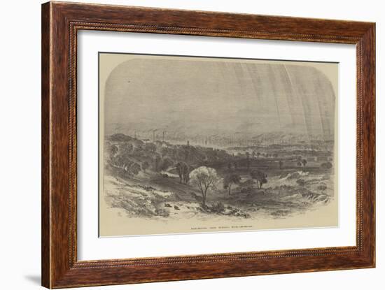 Manchester, from Kersall Moor-Samuel Read-Framed Giclee Print