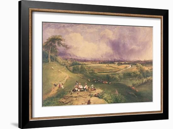 Manchester from the Cliff, Higher Broughton-William Wyld-Framed Giclee Print