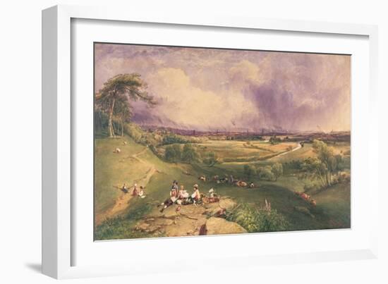 Manchester from the Cliff, Higher Broughton-William Wyld-Framed Giclee Print