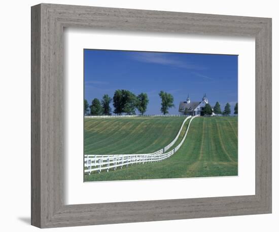 Manchester Horse Farm, Lexington, Kentucky, USA-Adam Jones-Framed Photographic Print