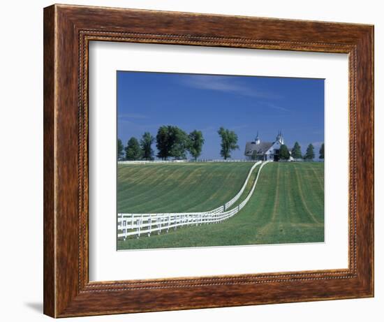 Manchester Horse Farm, Lexington, Kentucky, USA-Adam Jones-Framed Photographic Print