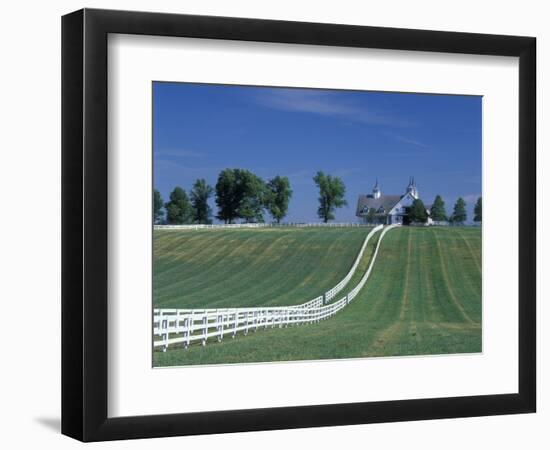 Manchester Horse Farm, Lexington, Kentucky, USA-Adam Jones-Framed Photographic Print