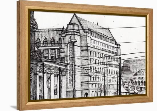 Manchester Town Hall, 2007-Vincent Alexander Booth-Framed Premier Image Canvas