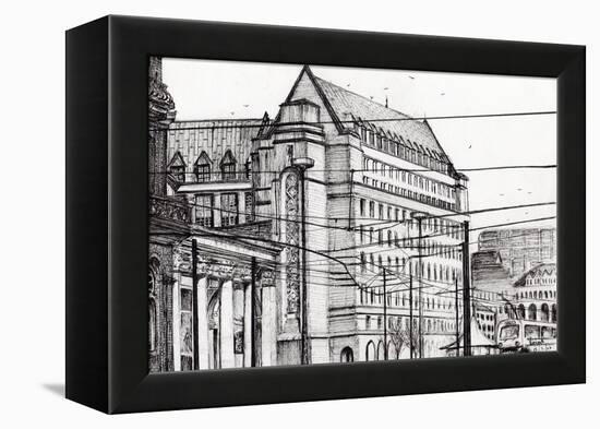 Manchester Town Hall, 2007-Vincent Alexander Booth-Framed Premier Image Canvas