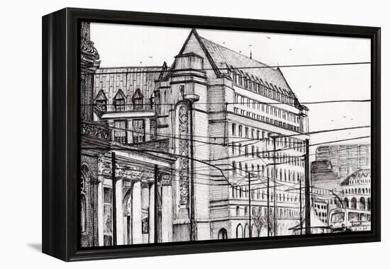 Manchester Town Hall, 2007-Vincent Alexander Booth-Framed Premier Image Canvas