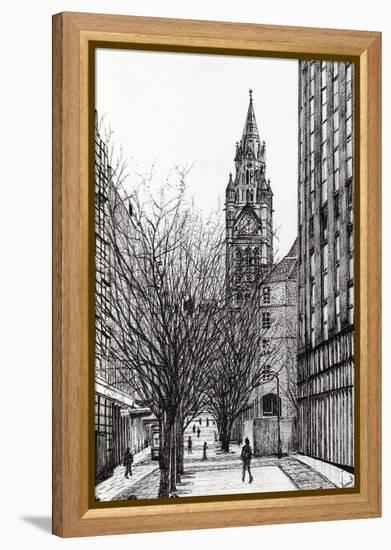 Manchester Town Hall from Deansgate, 2007-Vincent Alexander Booth-Framed Premier Image Canvas