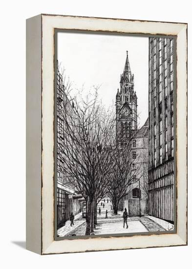 Manchester Town Hall from Deansgate, 2007-Vincent Alexander Booth-Framed Premier Image Canvas