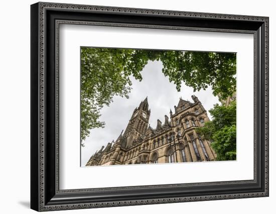 Manchester Town Hall, Manchester, England, United Kingdom, Europe-Bill Ward-Framed Photographic Print