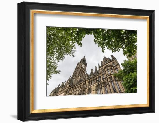 Manchester Town Hall, Manchester, England, United Kingdom, Europe-Bill Ward-Framed Photographic Print