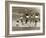 Manchester United vs. Arsenal, Football Match at Old Trafford, October 1967-null-Framed Photographic Print