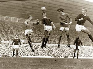 Manchester United vs. Arsenal, Football Match at Old Trafford, October 1967
