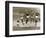 Manchester United vs. Arsenal, Football Match at Old Trafford, October 1967-null-Framed Photographic Print