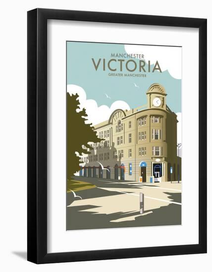 Manchester Victoria - Dave Thompson Contemporary Travel Print-Dave Thompson-Framed Art Print