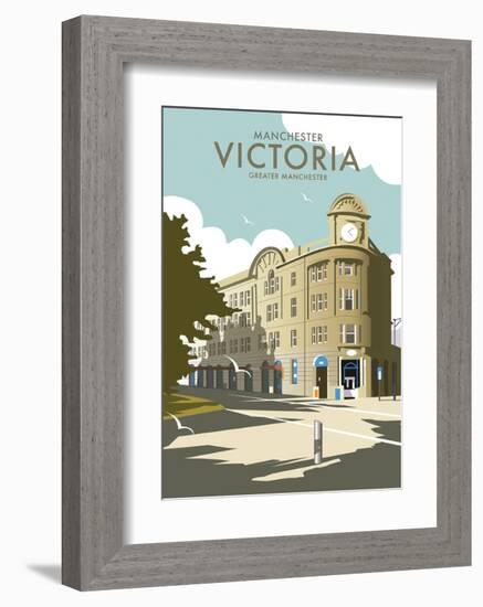 Manchester Victoria - Dave Thompson Contemporary Travel Print-Dave Thompson-Framed Art Print