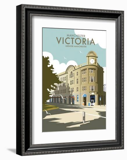 Manchester Victoria - Dave Thompson Contemporary Travel Print-Dave Thompson-Framed Art Print