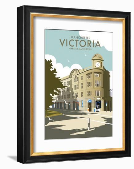 Manchester Victoria - Dave Thompson Contemporary Travel Print-Dave Thompson-Framed Art Print