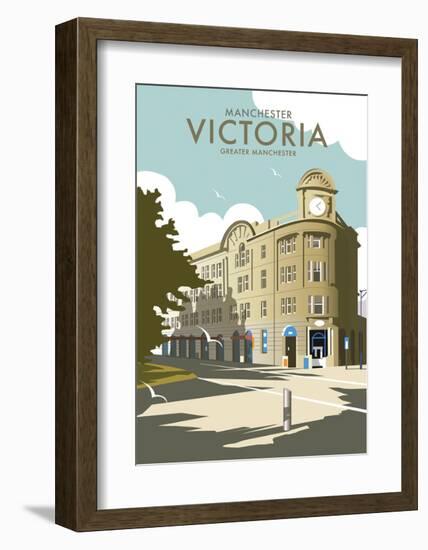 Manchester Victoria - Dave Thompson Contemporary Travel Print-Dave Thompson-Framed Art Print